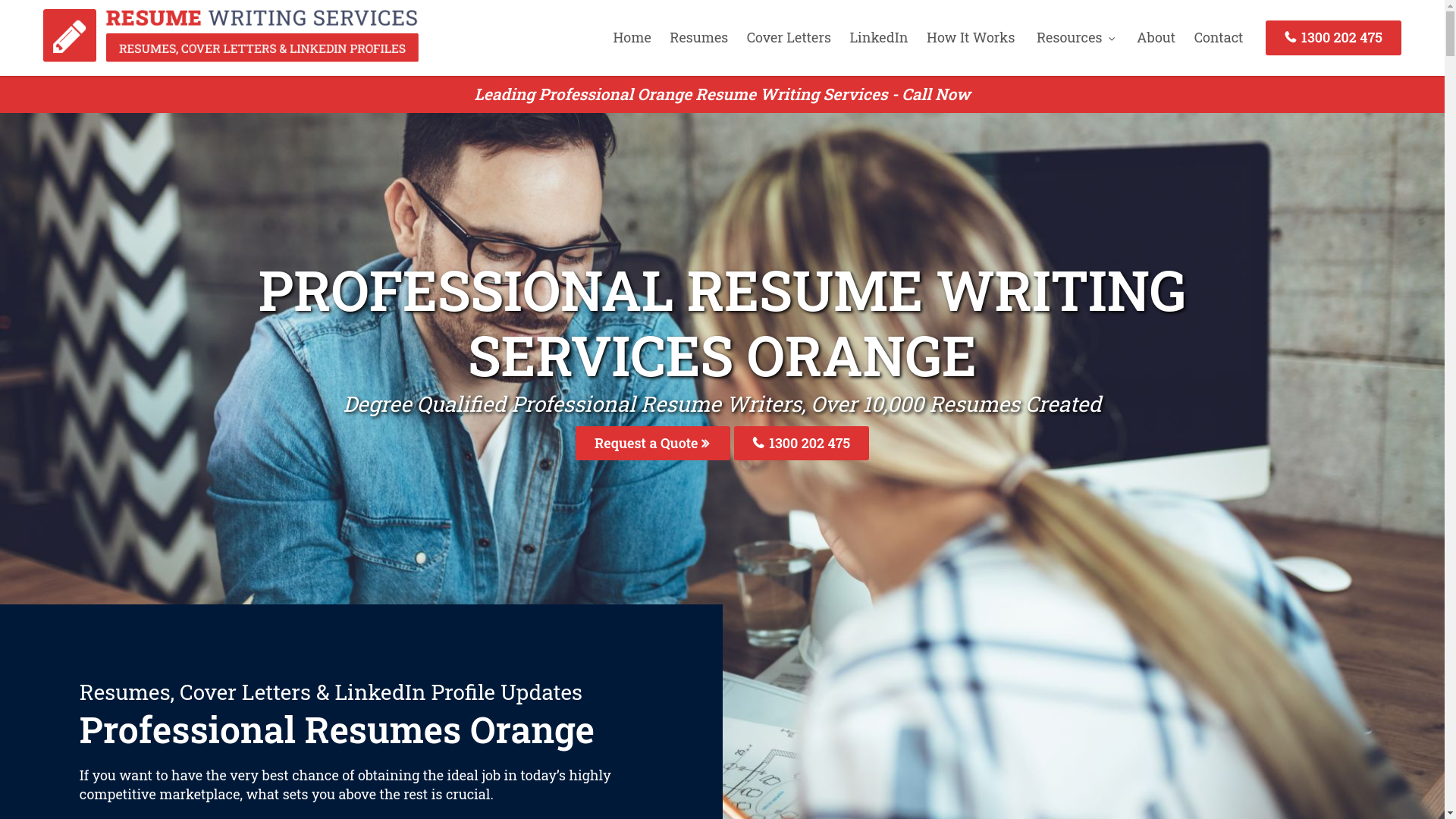 website screenshot of https://orangeresume-com-au.pages.dev/