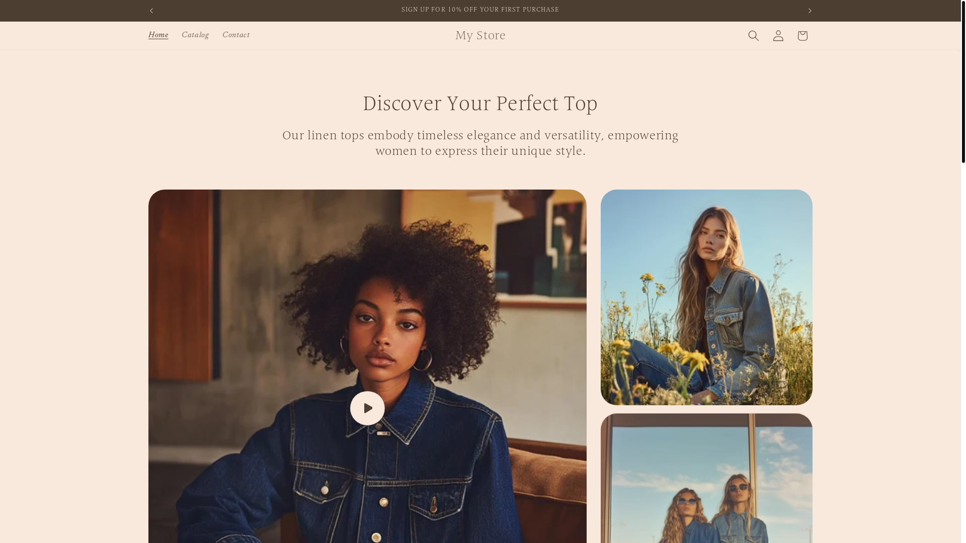 website screenshot of https://majeste.us/