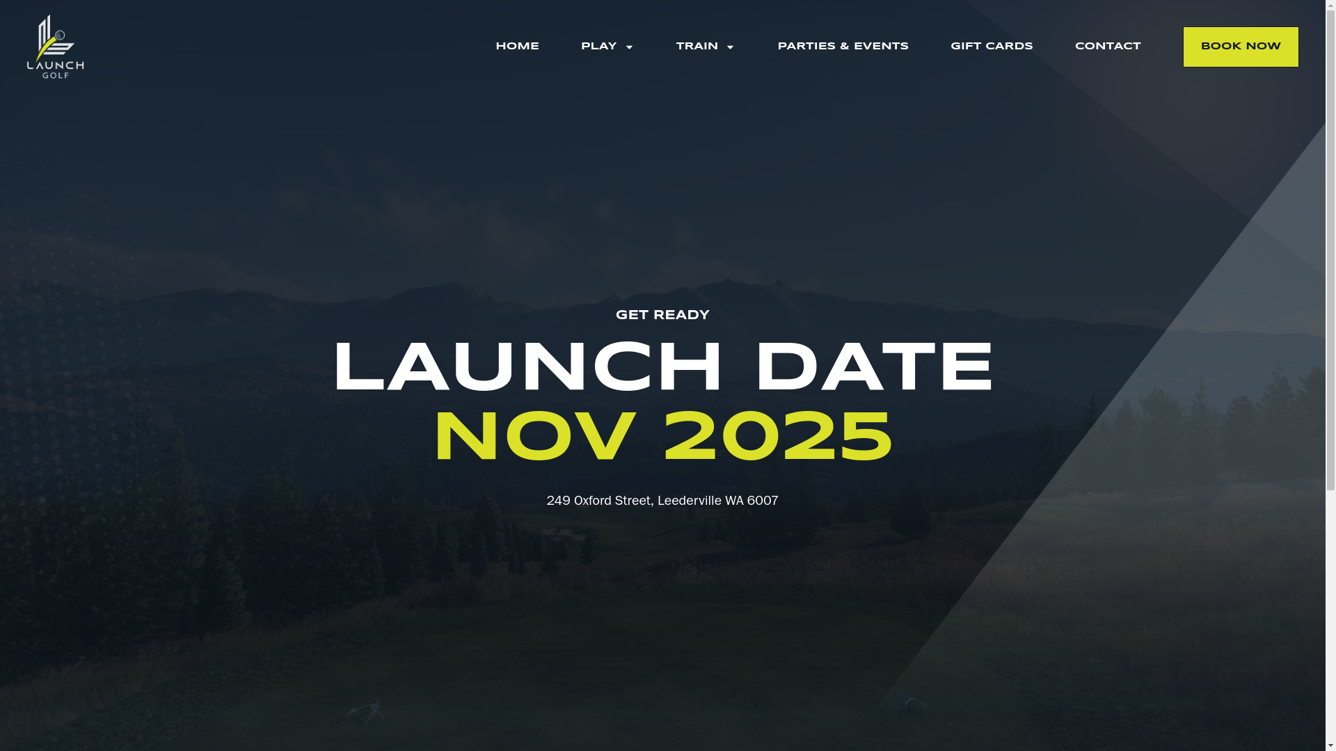 website screenshot of https://elevategolflounge.com.au/