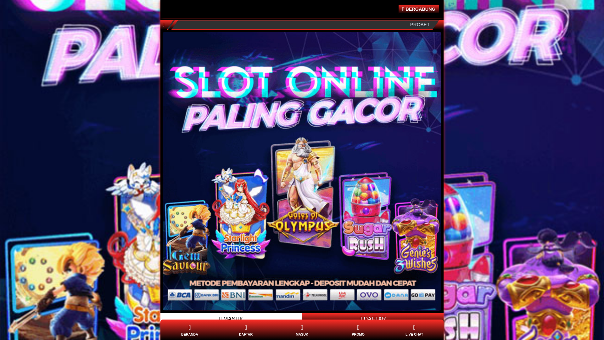 website screenshot of https://otea-probet88.pages.dev/