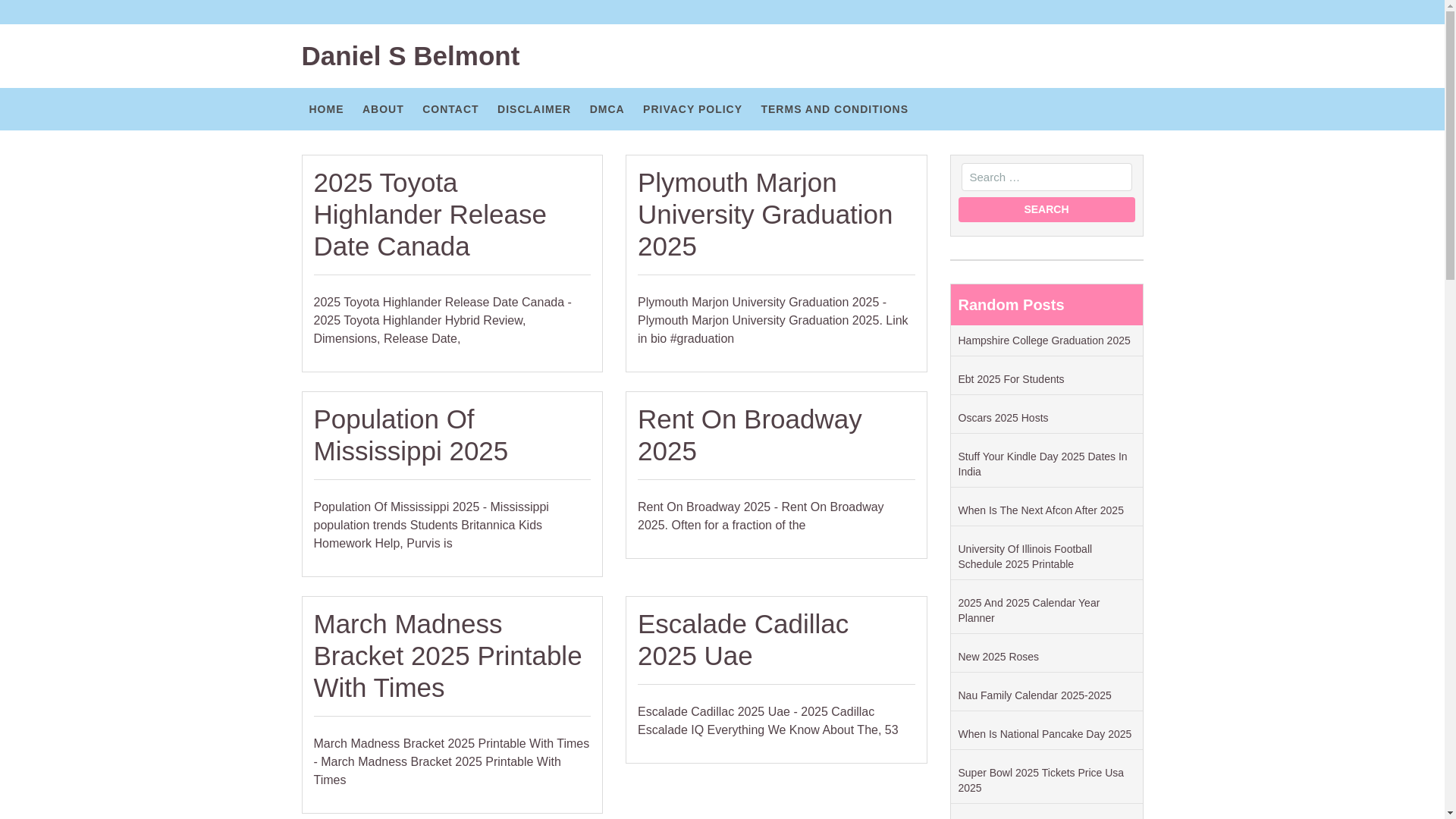 website screenshot of https://danielsbelmonth.pages.dev/