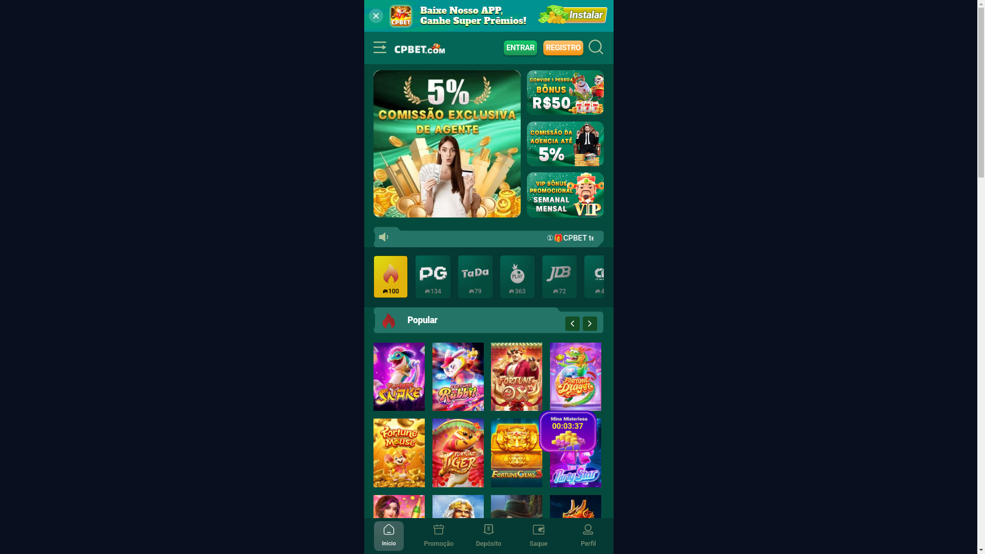 website screenshot of https://cpbet10.com/