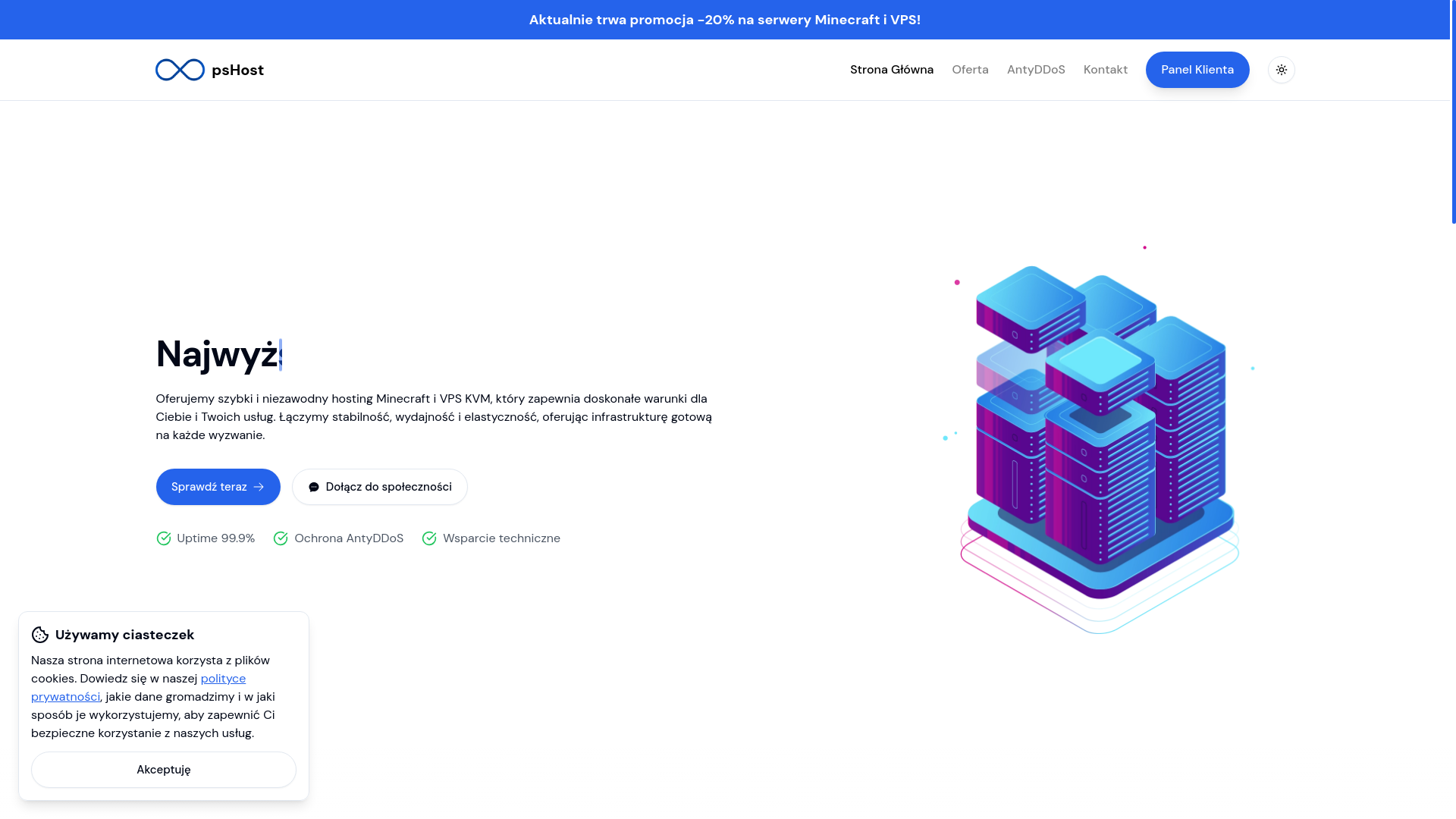 website screenshot of https://pshost-new.pages.dev/