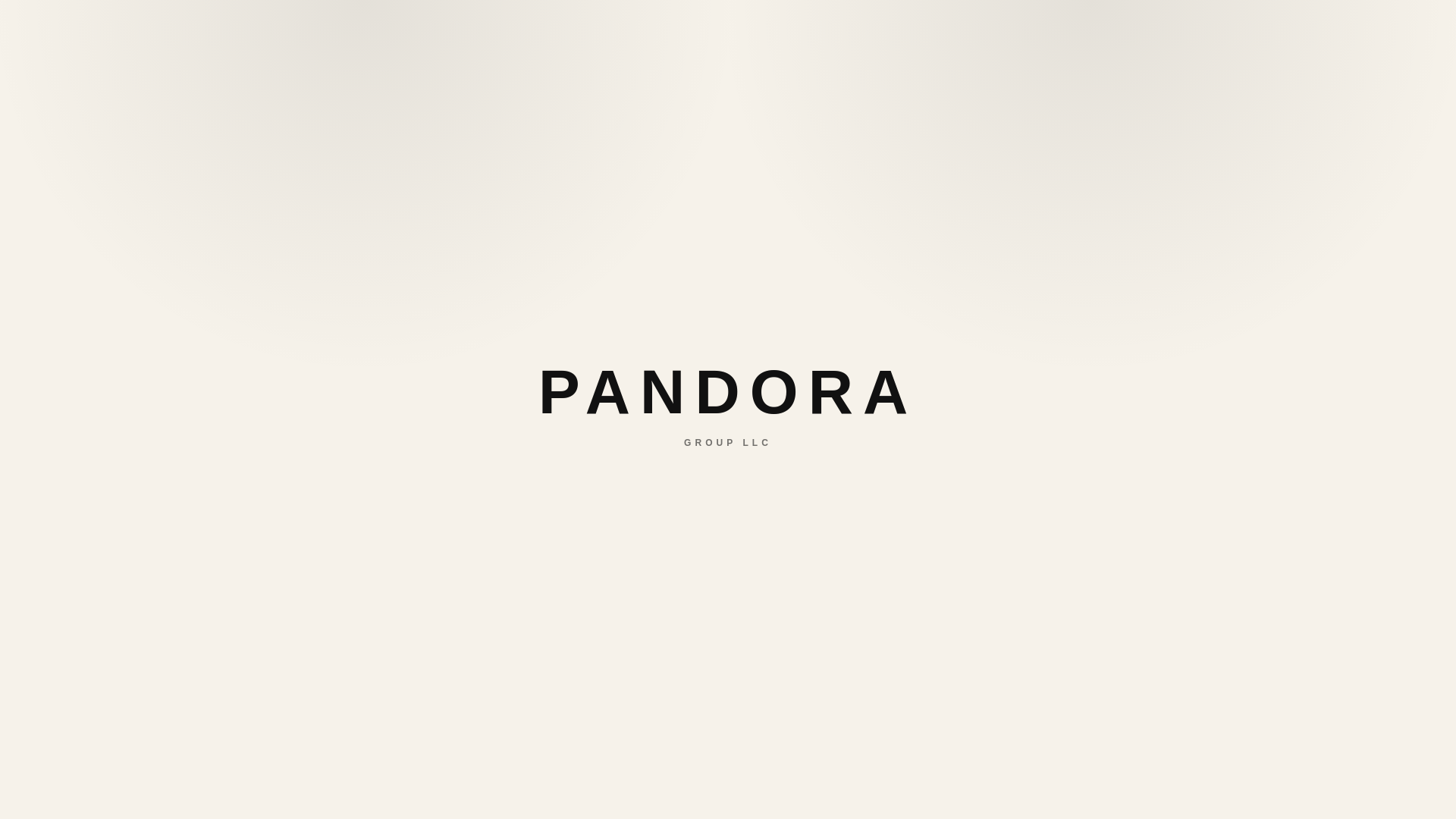 website screenshot of https://pandoragroupllc.org/