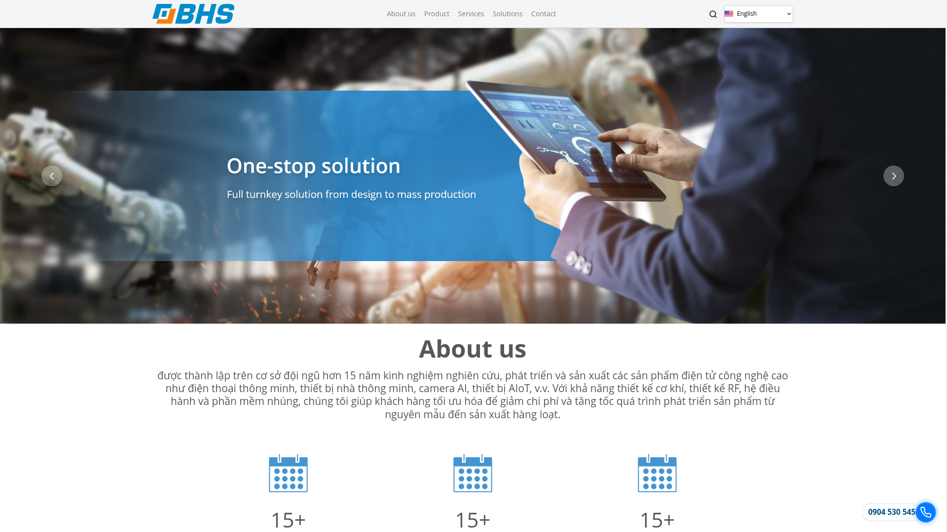 website screenshot of https://bhs-bkav.com/