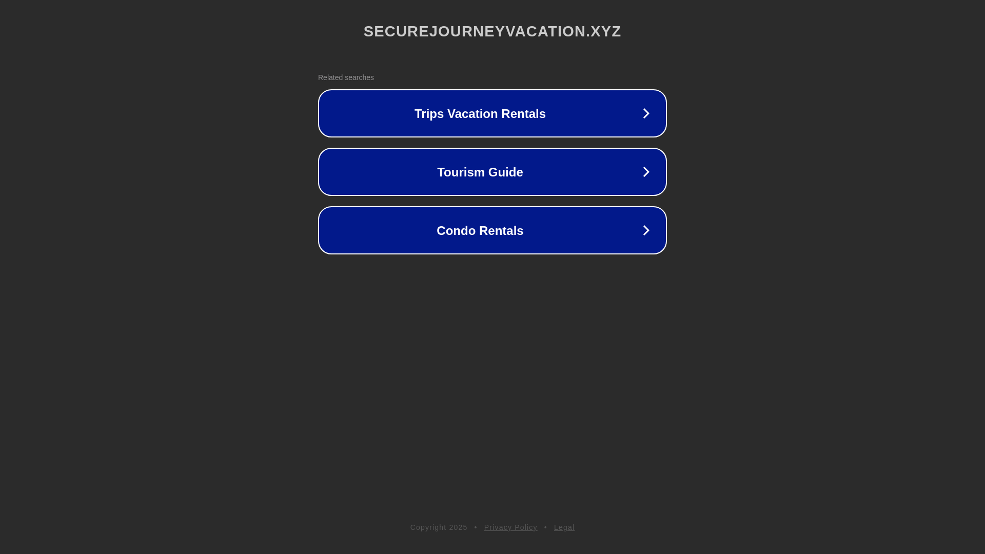 website screenshot of https://securejourneyvacation.xyz/