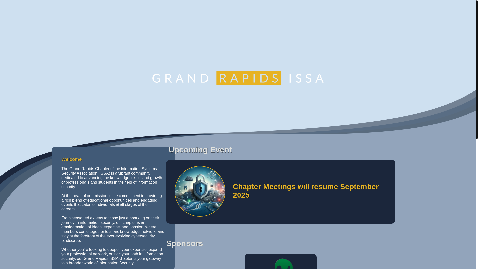 website screenshot of https://issagrandrapids.org/