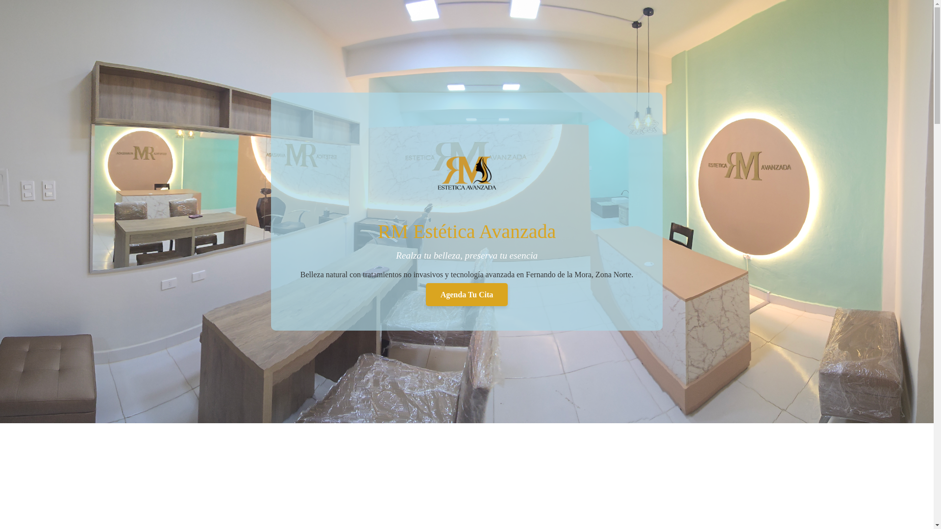 website screenshot of https://rmestetica.com.py/