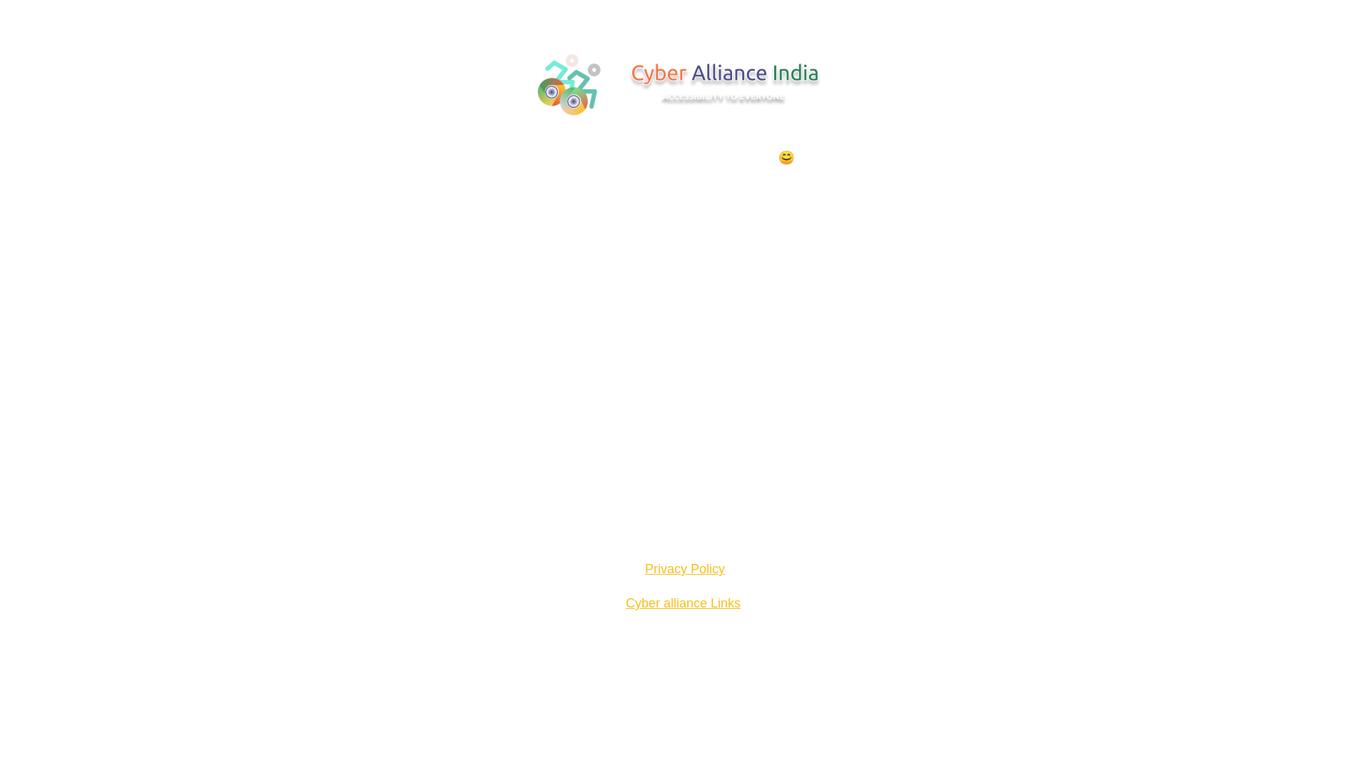 website screenshot of https://links-cyberalliance-india.pages.dev/