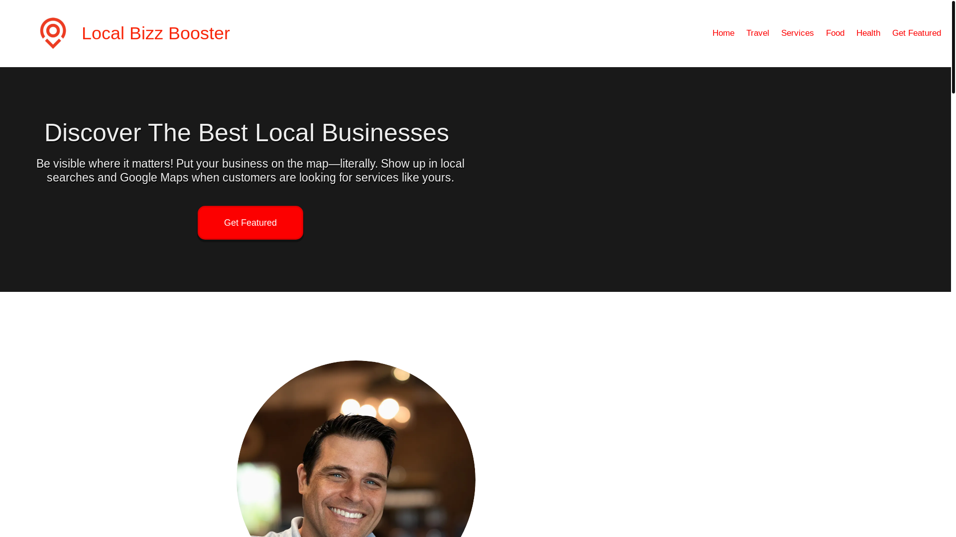 website screenshot of https://localbizzbooster.com/