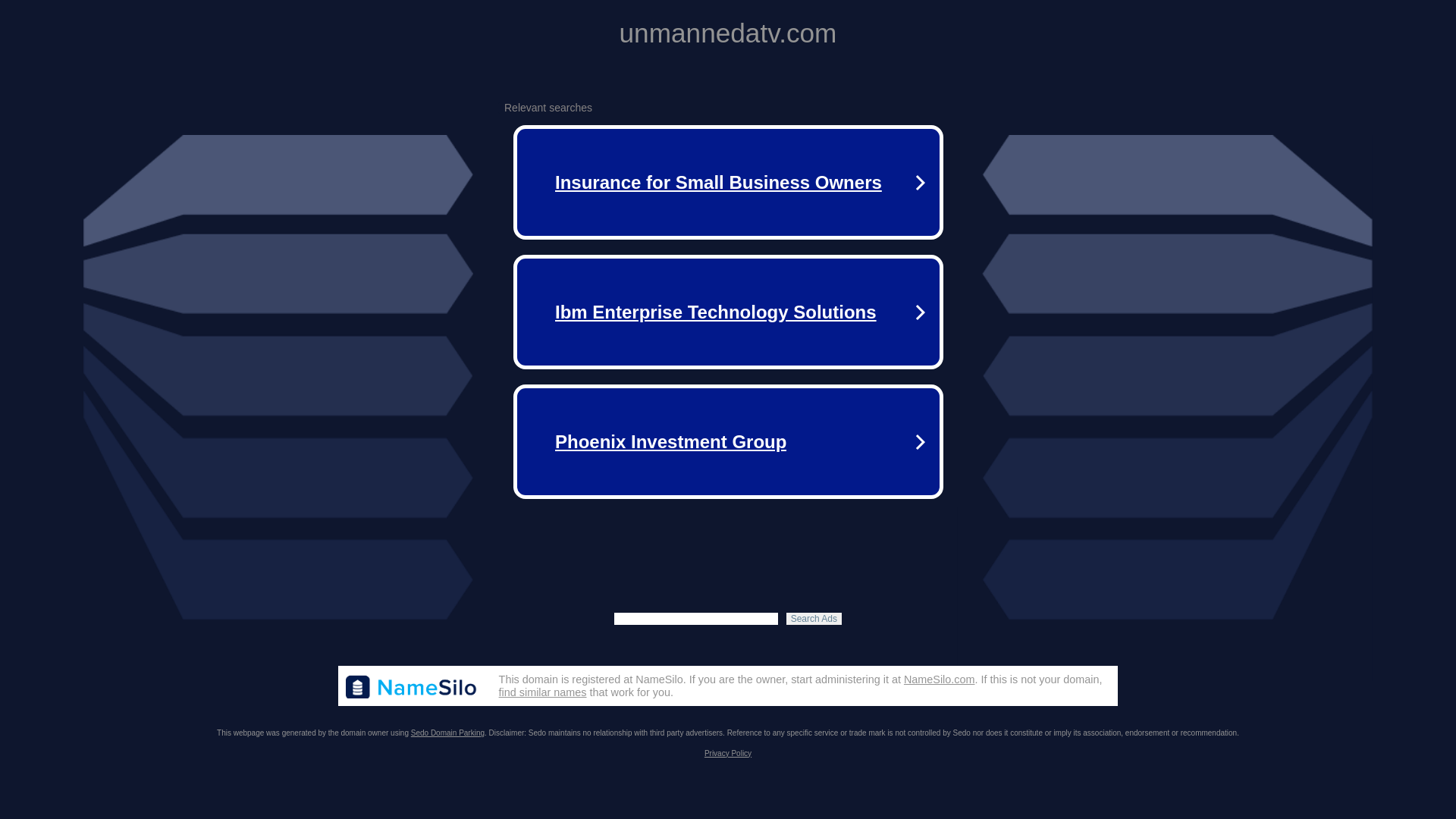 website screenshot of https://unmannedatv.com/