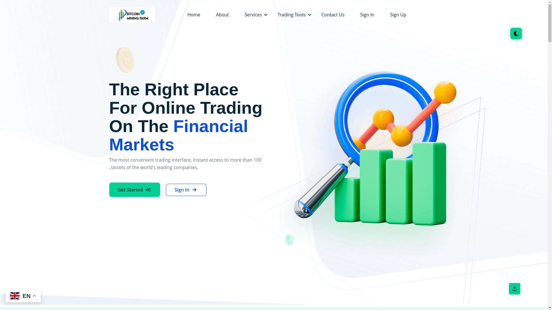 website screenshot of https://fastminingfarm.com/