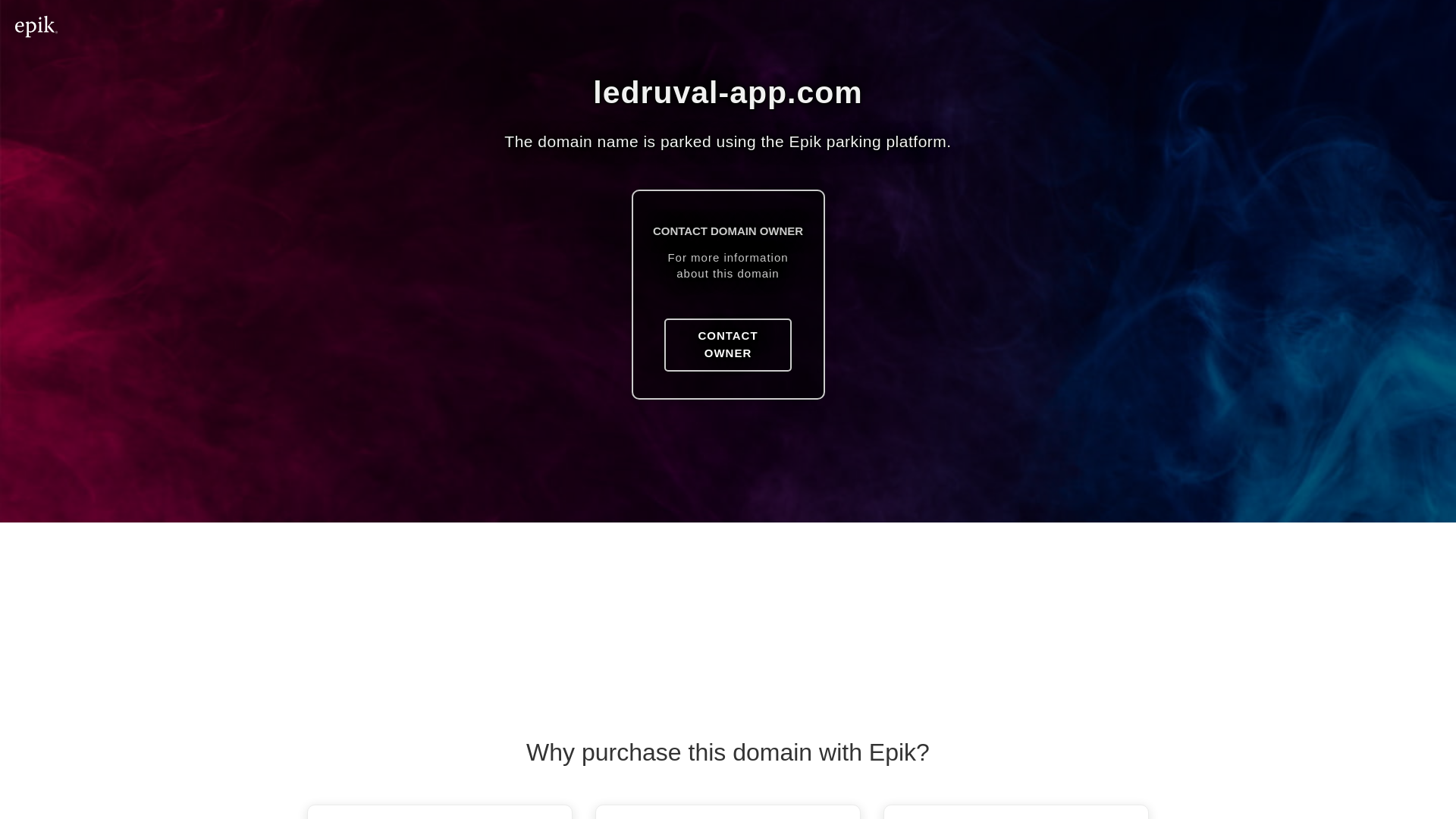 website screenshot of https://ledruval-app.com/