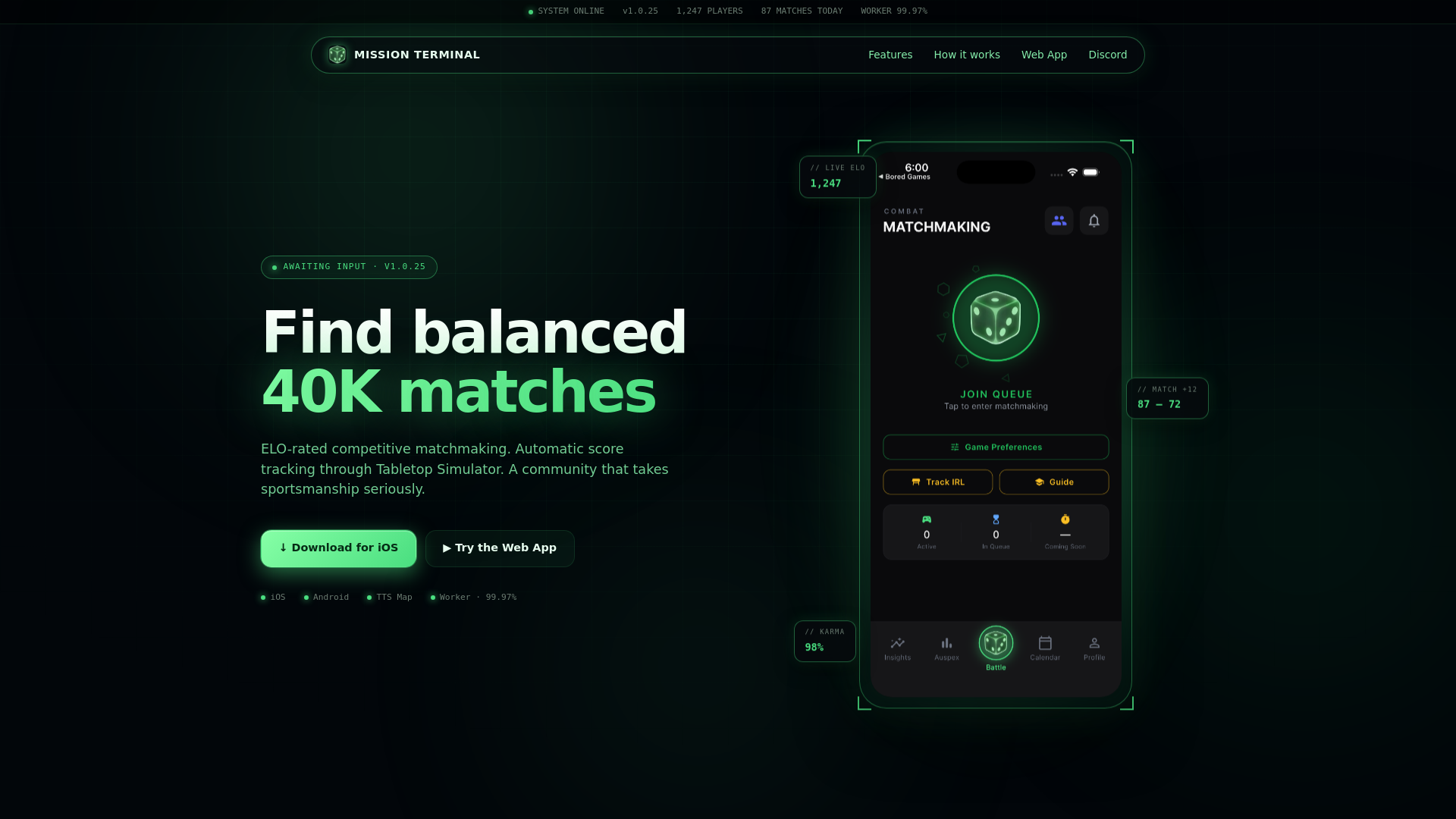 website screenshot of https://missionterminal.pages.dev/