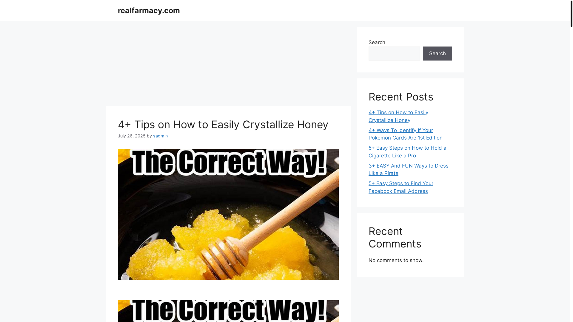 website screenshot of https://realfarmacy.com/