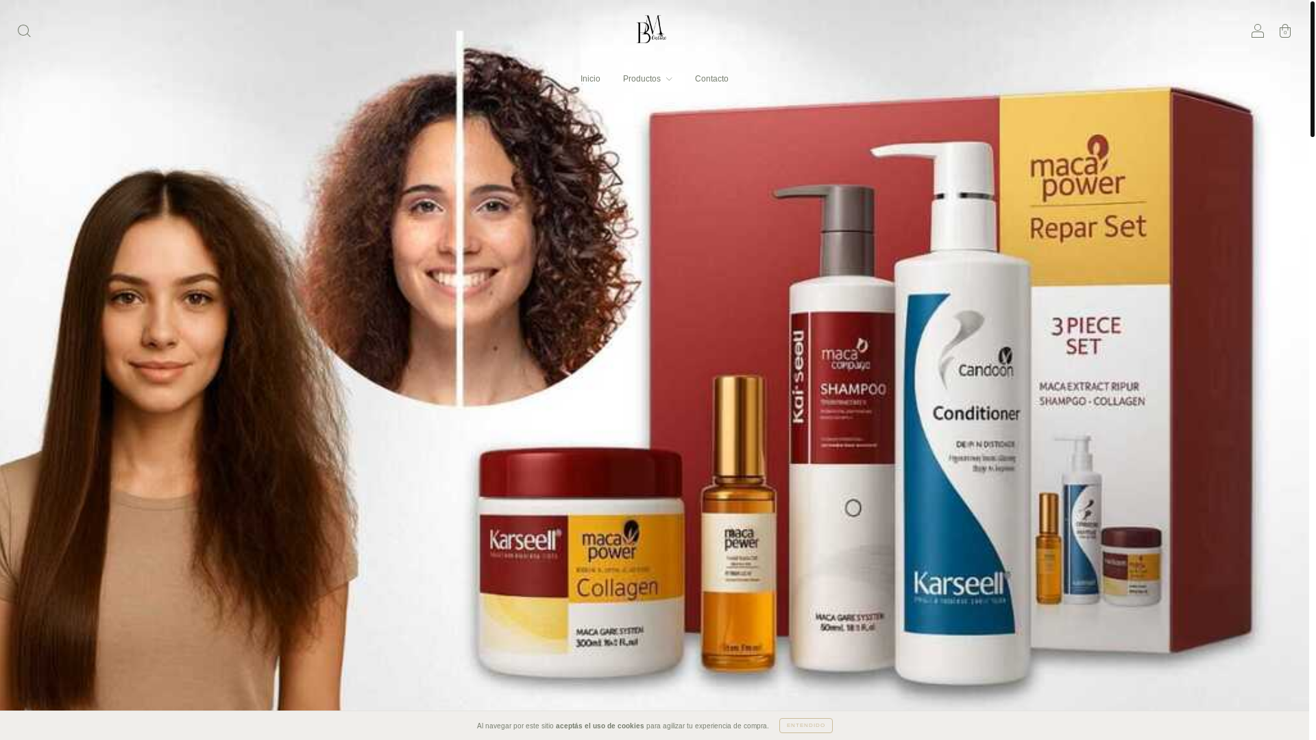 website screenshot of https://beautymaiamee.ar/