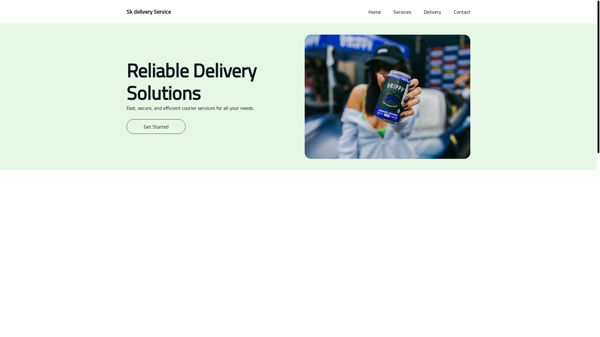 website screenshot of https://skdekiveryservice.online/