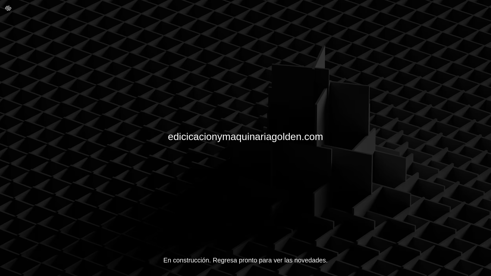 website screenshot of https://edicicacionymaquinariagolden.com/