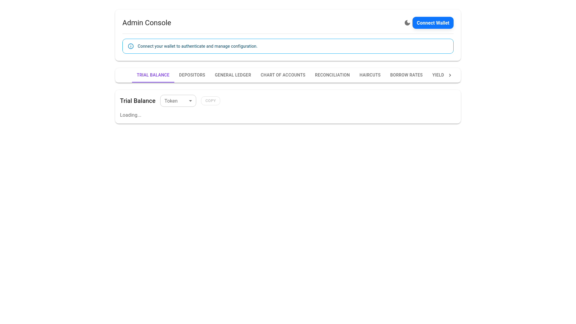 website screenshot of https://deposit-admin.pages.dev/