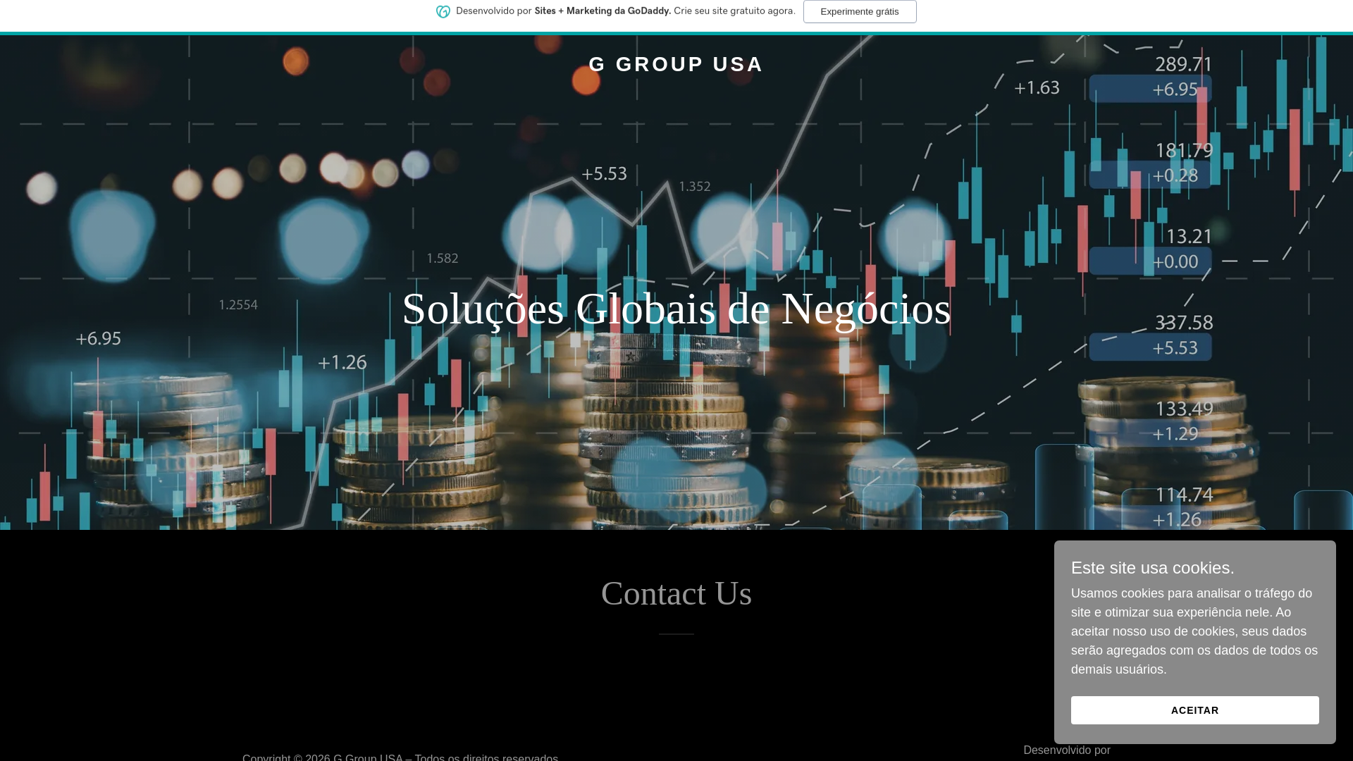 website screenshot of https://ggroupusa.net/