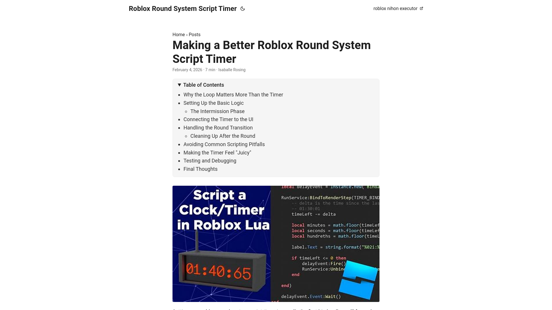 website screenshot of https://roblox-round-system-script-timer.pages.dev/