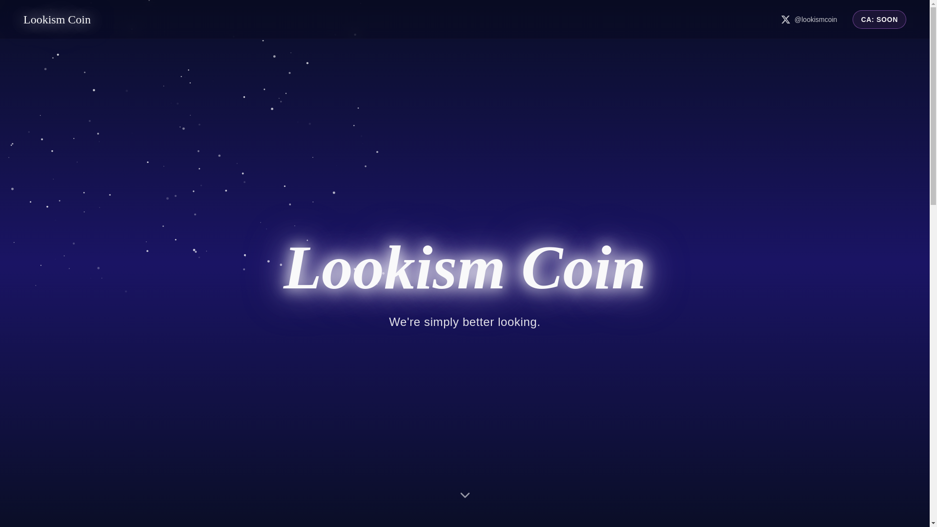 website screenshot of https://lookismcoin.fun/