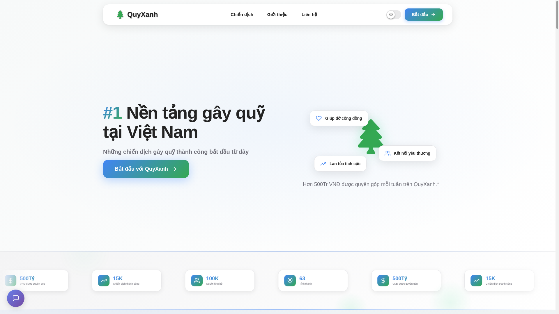 website screenshot of https://quyxanh.pages.dev/