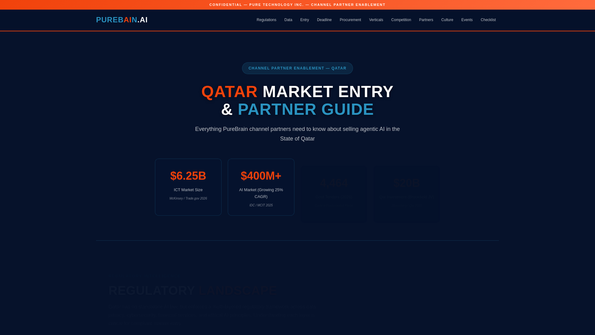 website screenshot of https://purebrain-qatar-partner.pages.dev/