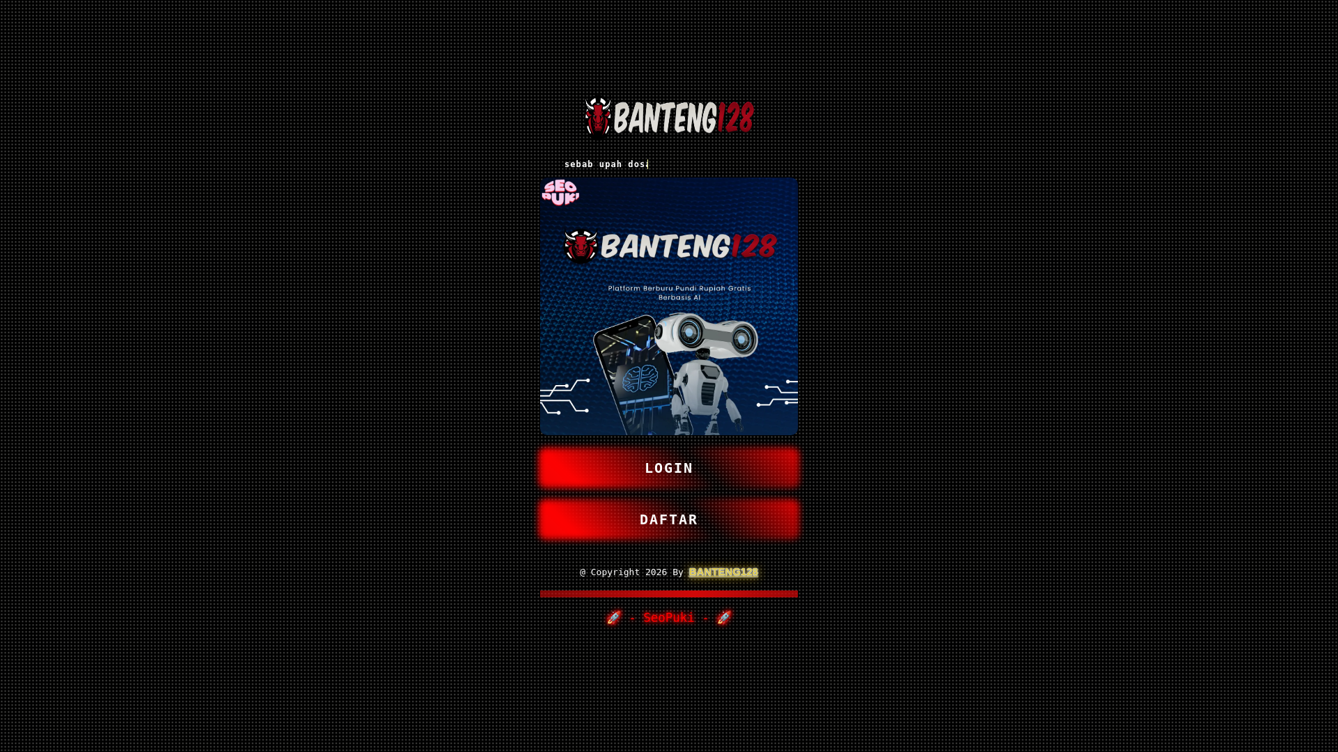 website screenshot of https://banteng128-berbasis-ai.pages.dev/