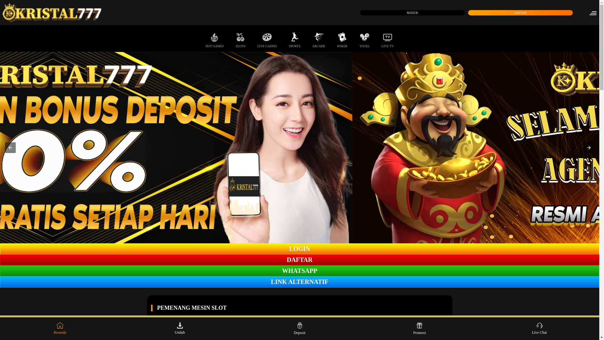 website screenshot of https://kra77-amputama.pages.dev/