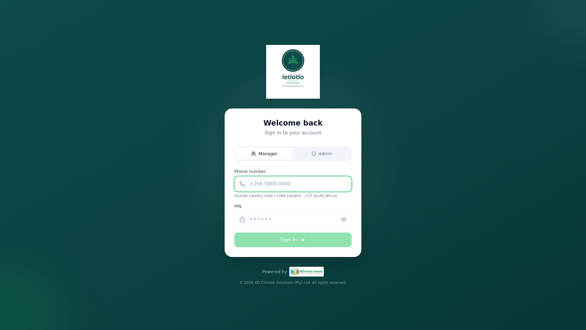 website screenshot of https://letlotlo-savings.pages.dev/