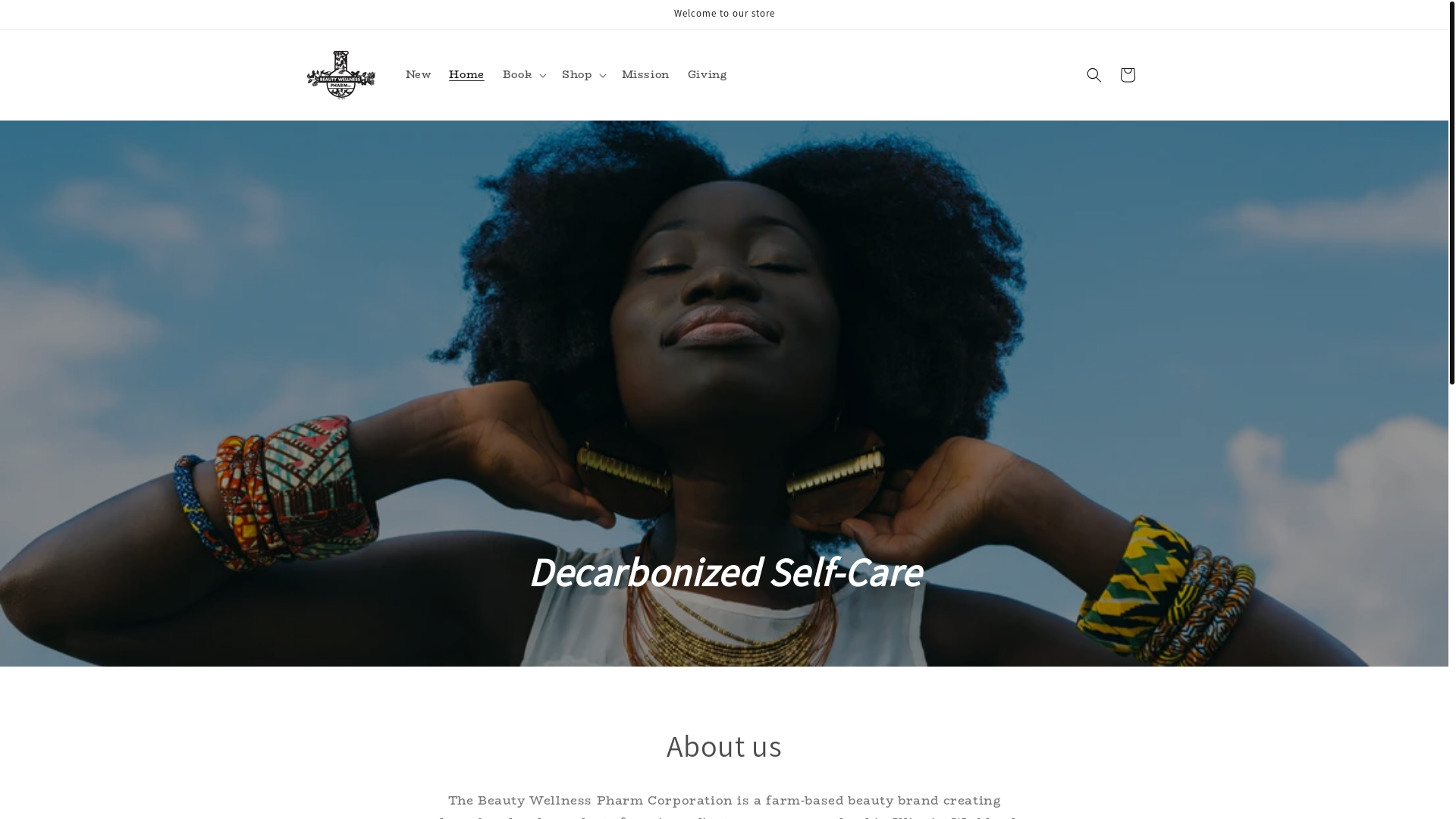 website screenshot of https://beautywellnesspharm.store/