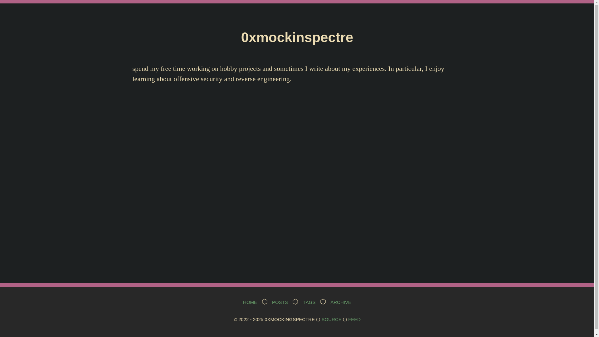 website screenshot of https://mockingspectre.pages.dev/