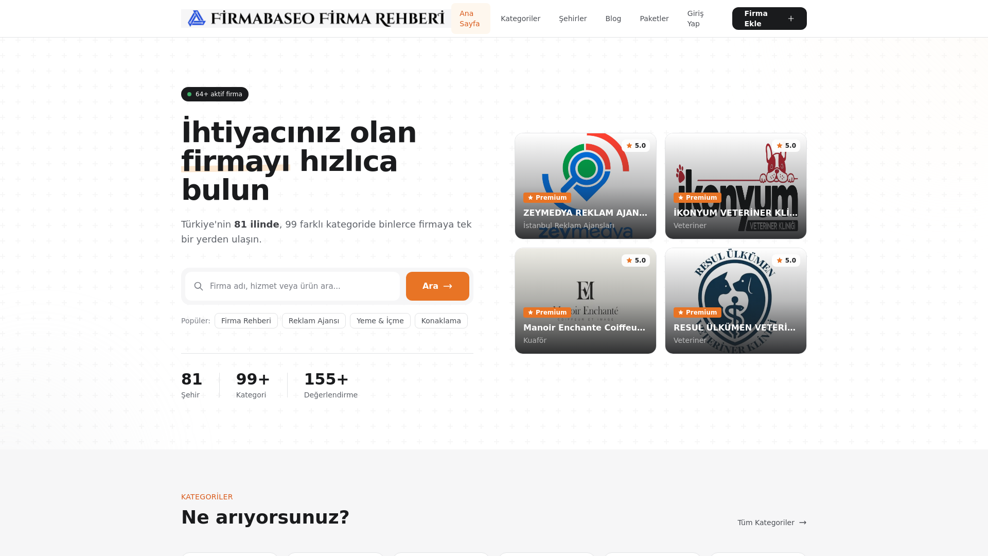 website screenshot of https://firmabaseo.com/