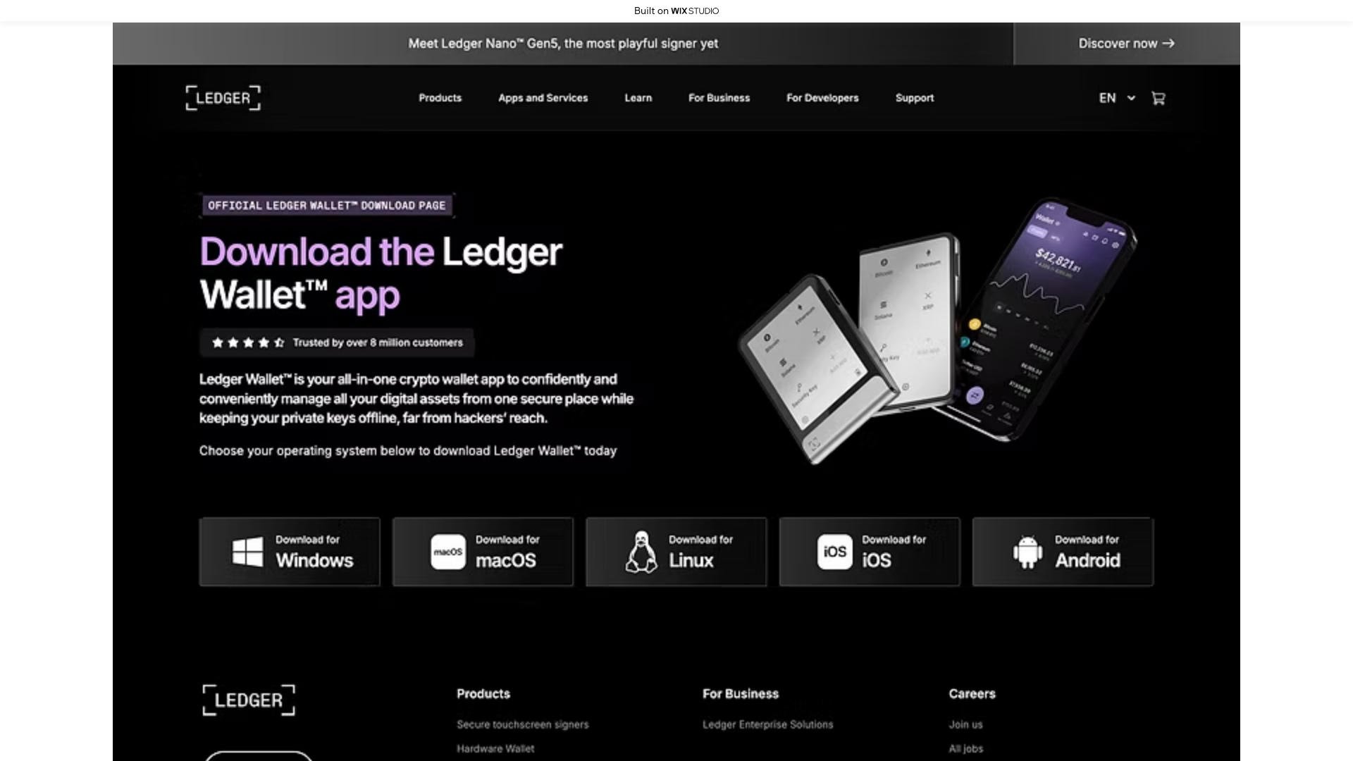 website screenshot of https://en-started.wixstudio.com/us-en
