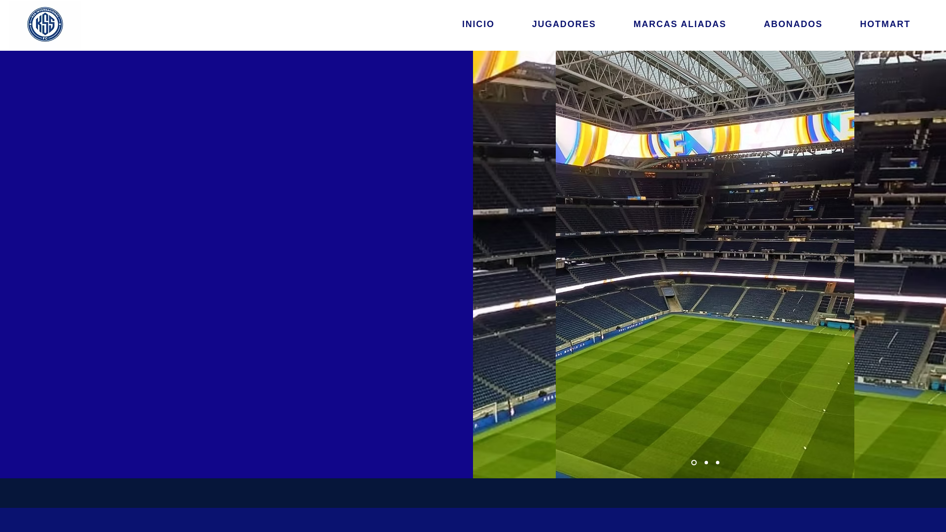 website screenshot of https://kssinternacionalfc.com/