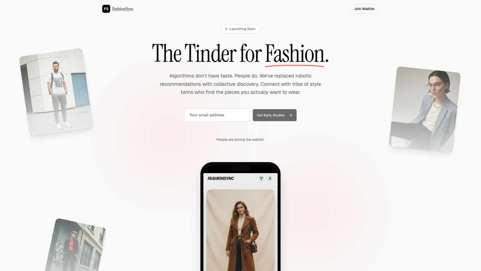 website screenshot of https://fashionsync.fit/