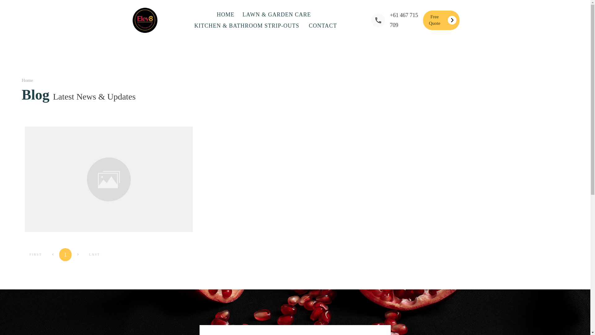 website screenshot of https://elev8yourspace.com.au/