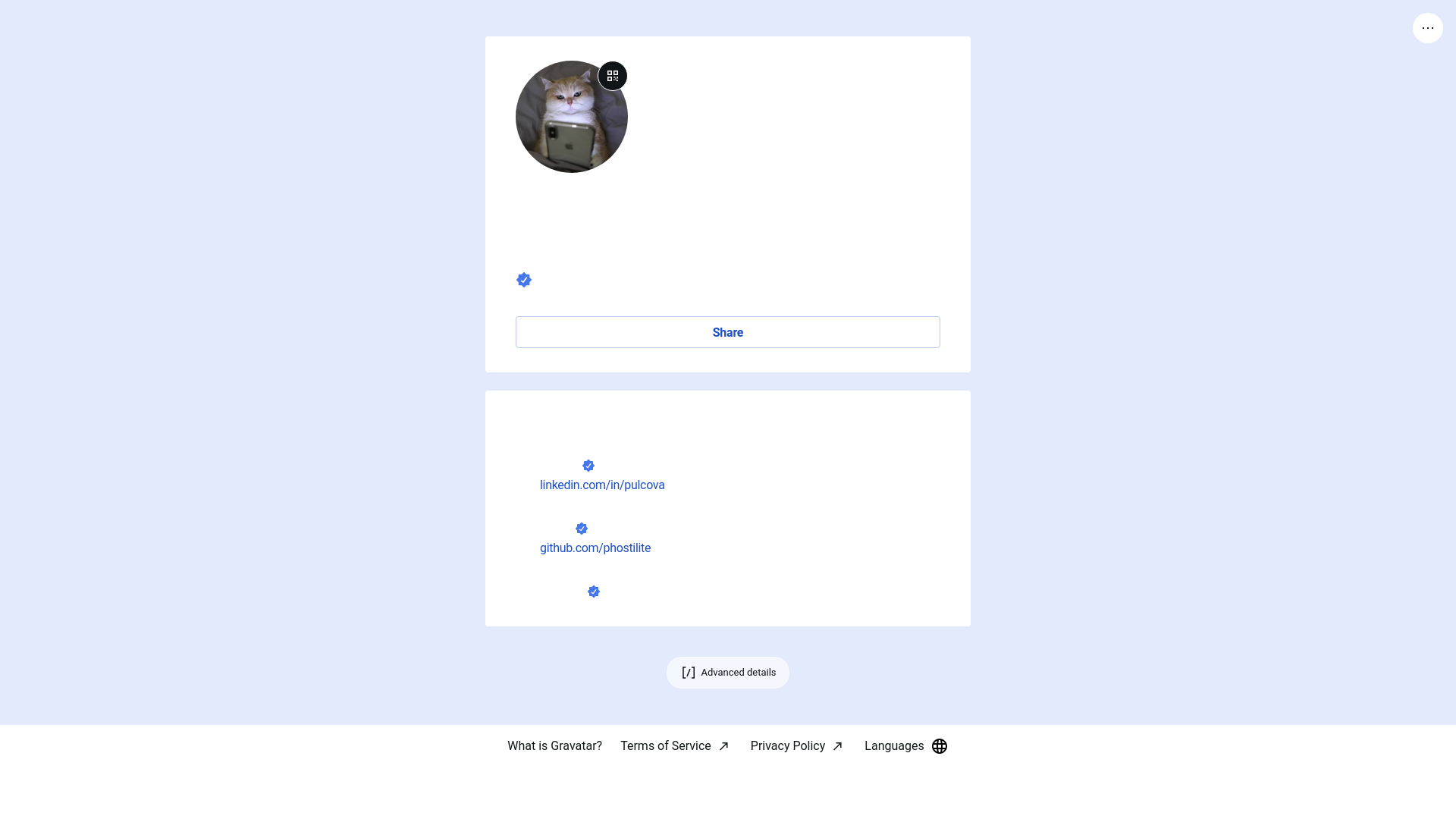 website screenshot of https://priyanshusharma.link/