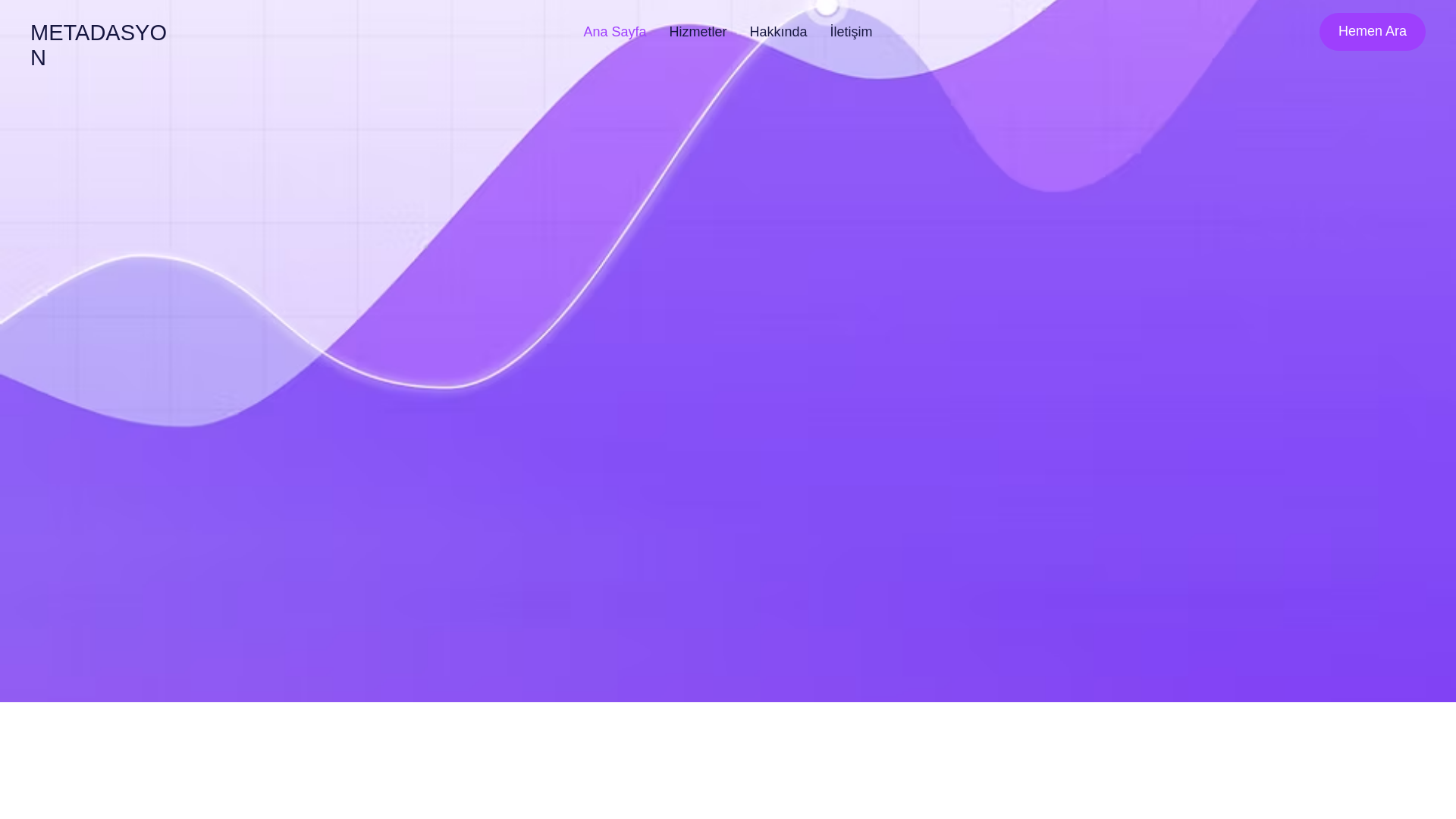 website screenshot of https://metadasyondijital.com/