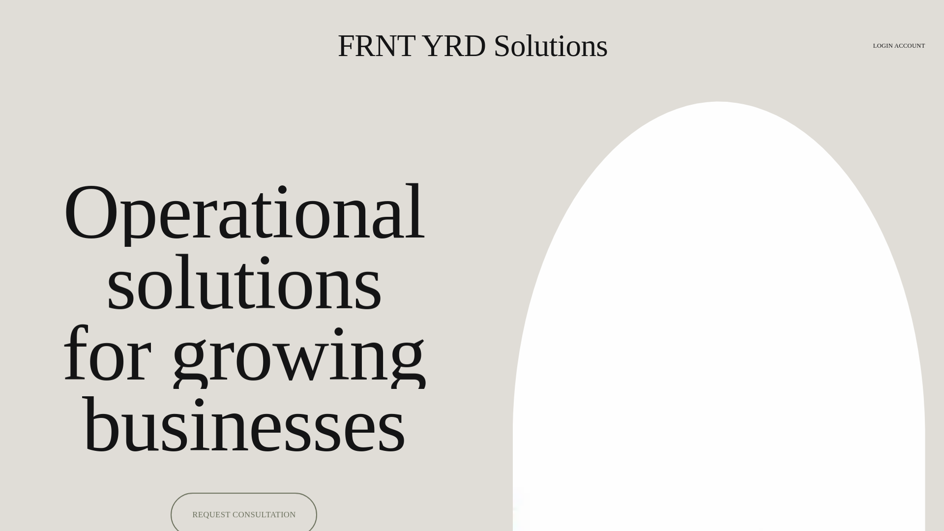 website screenshot of https://frntyrd.org/