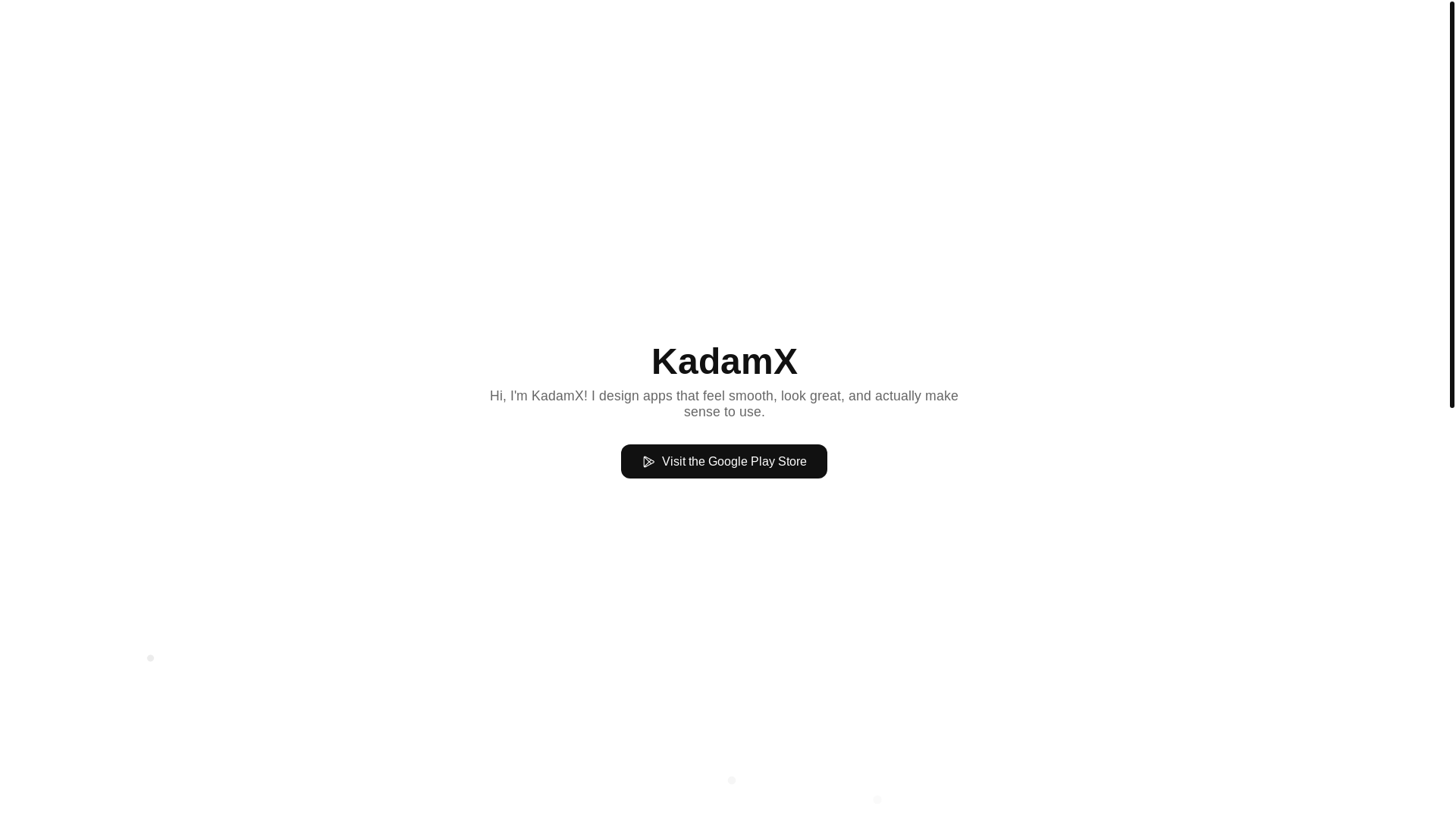 website screenshot of https://kadamx.com/