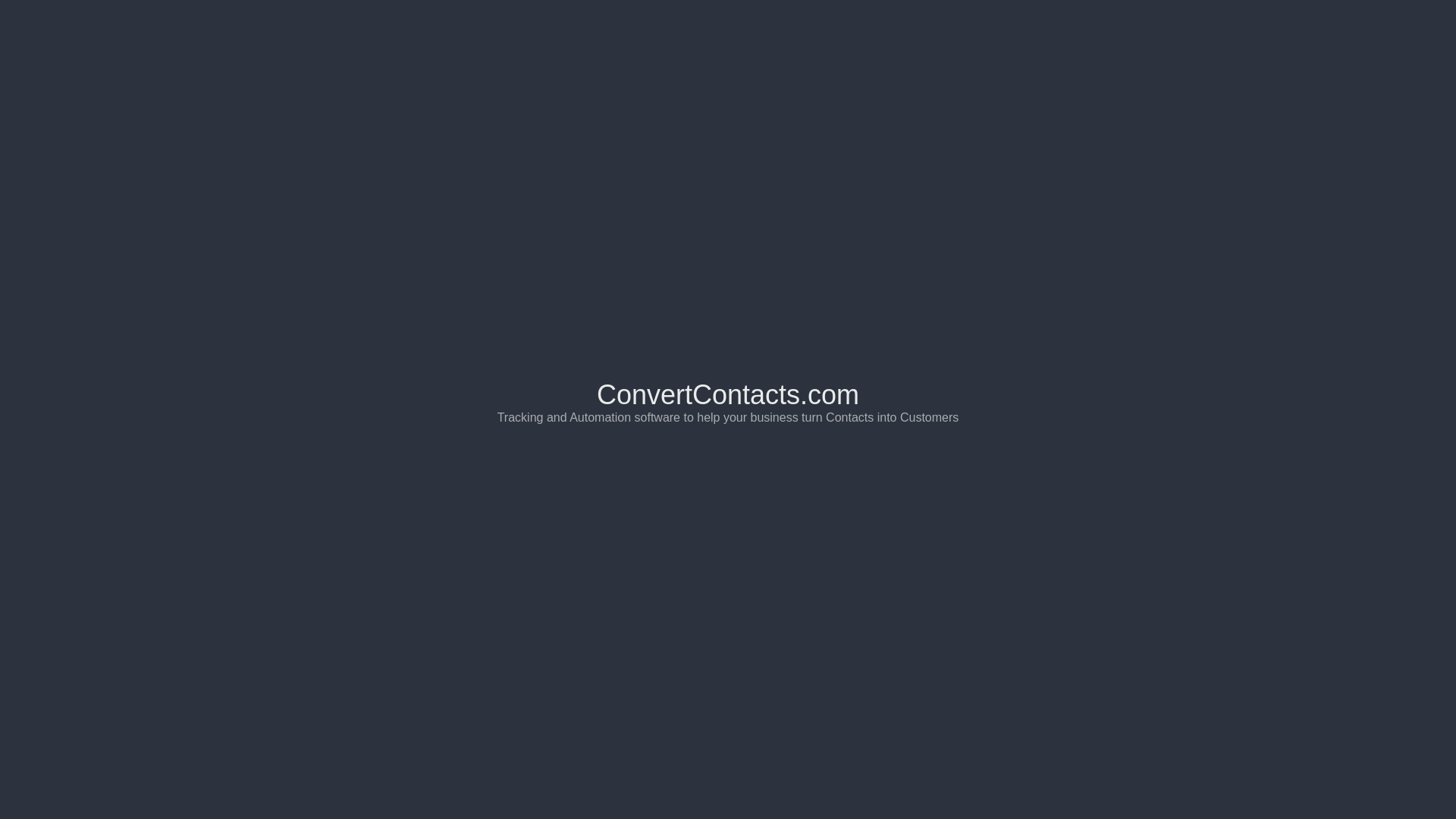 website screenshot of http://convertcontacts.com/