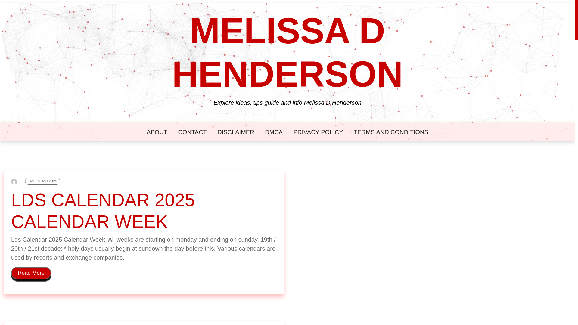 website screenshot of https://melissadhendersond.pages.dev/
