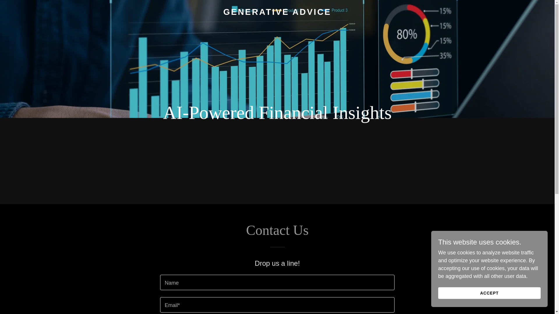 website screenshot of https://generativeadvice.ai/