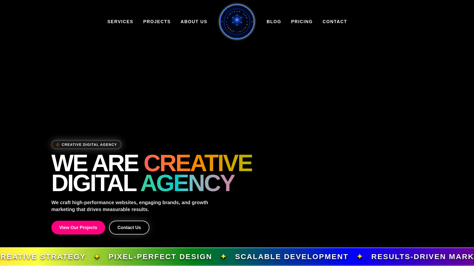 website screenshot of https://himtechhub.com