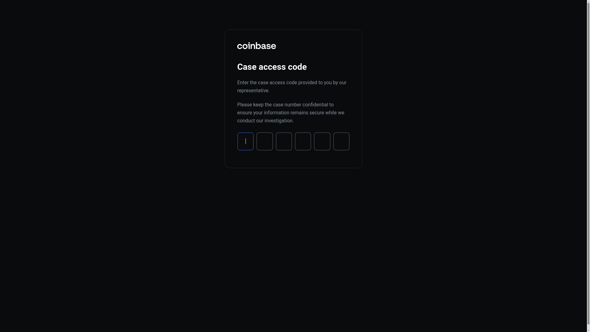 website screenshot of https://82274t-coinbase.com/