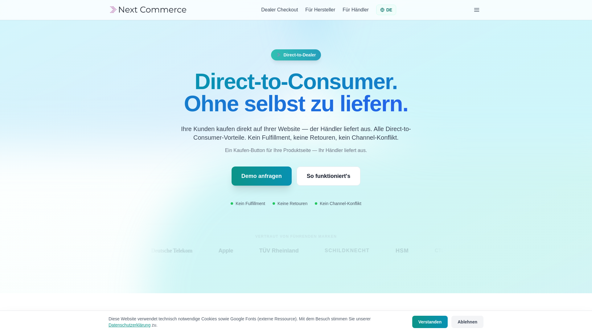 website screenshot of https://next-commerce-website.pages.dev/