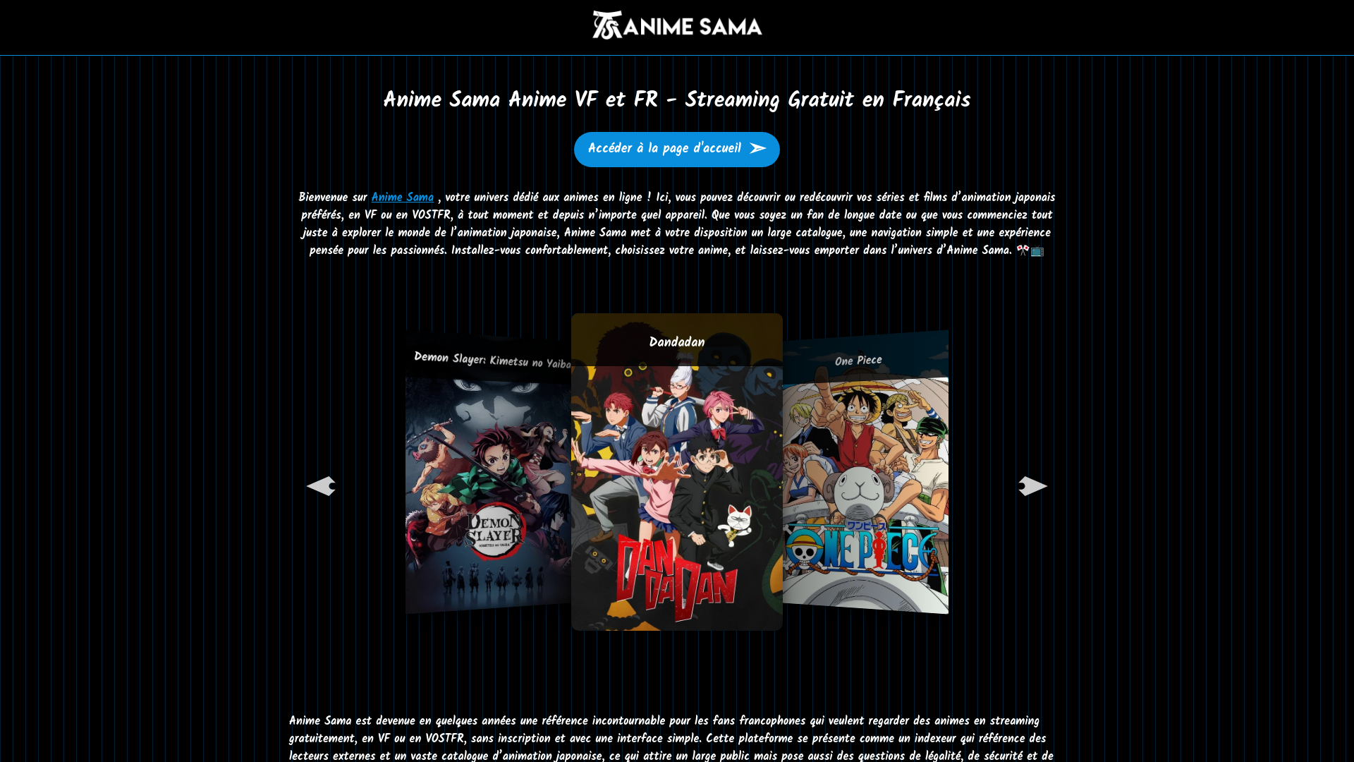 website screenshot of https://animesama-frw-5tf.pages.dev/