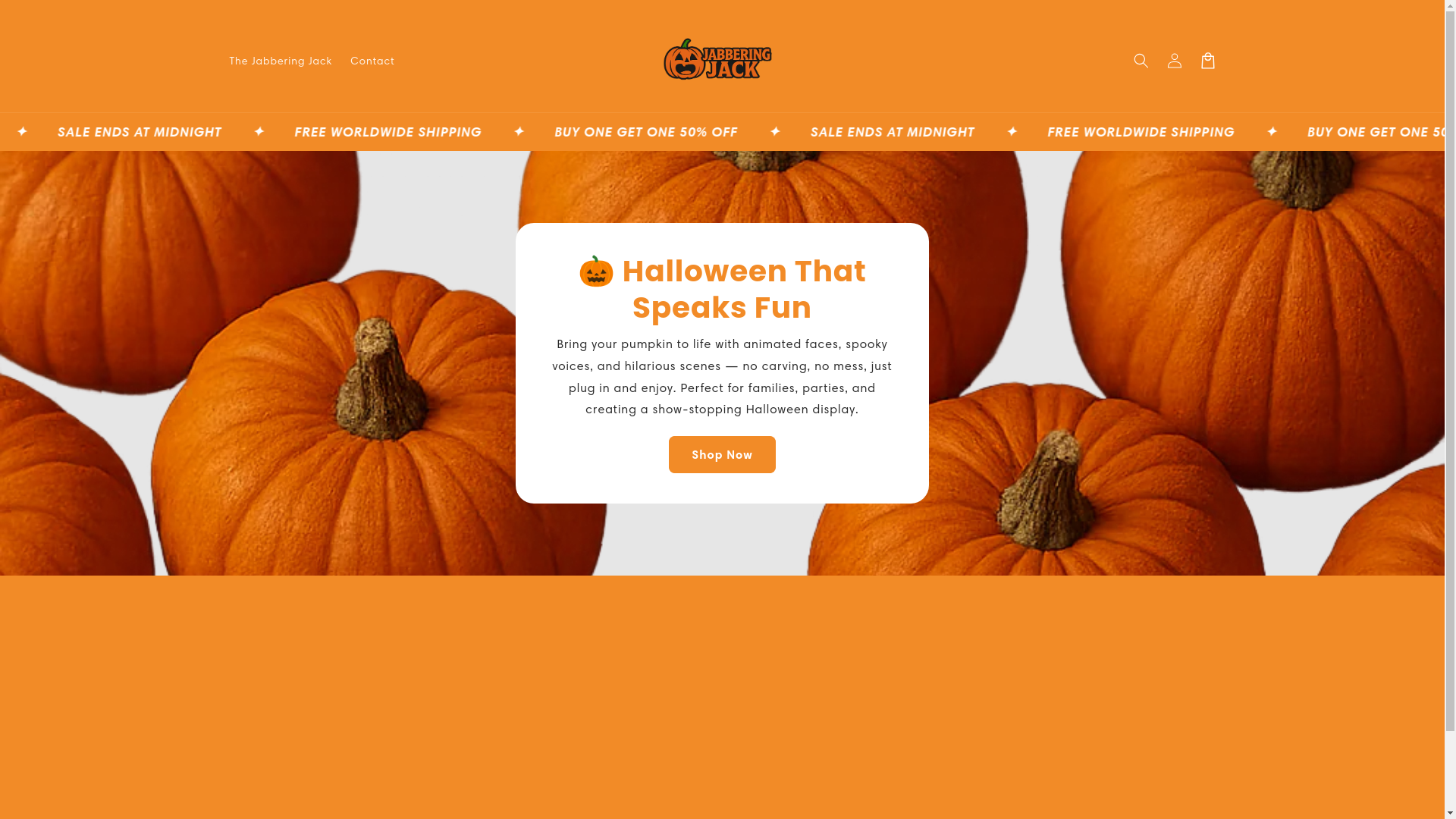 website screenshot of https://jabberingjackco.com/